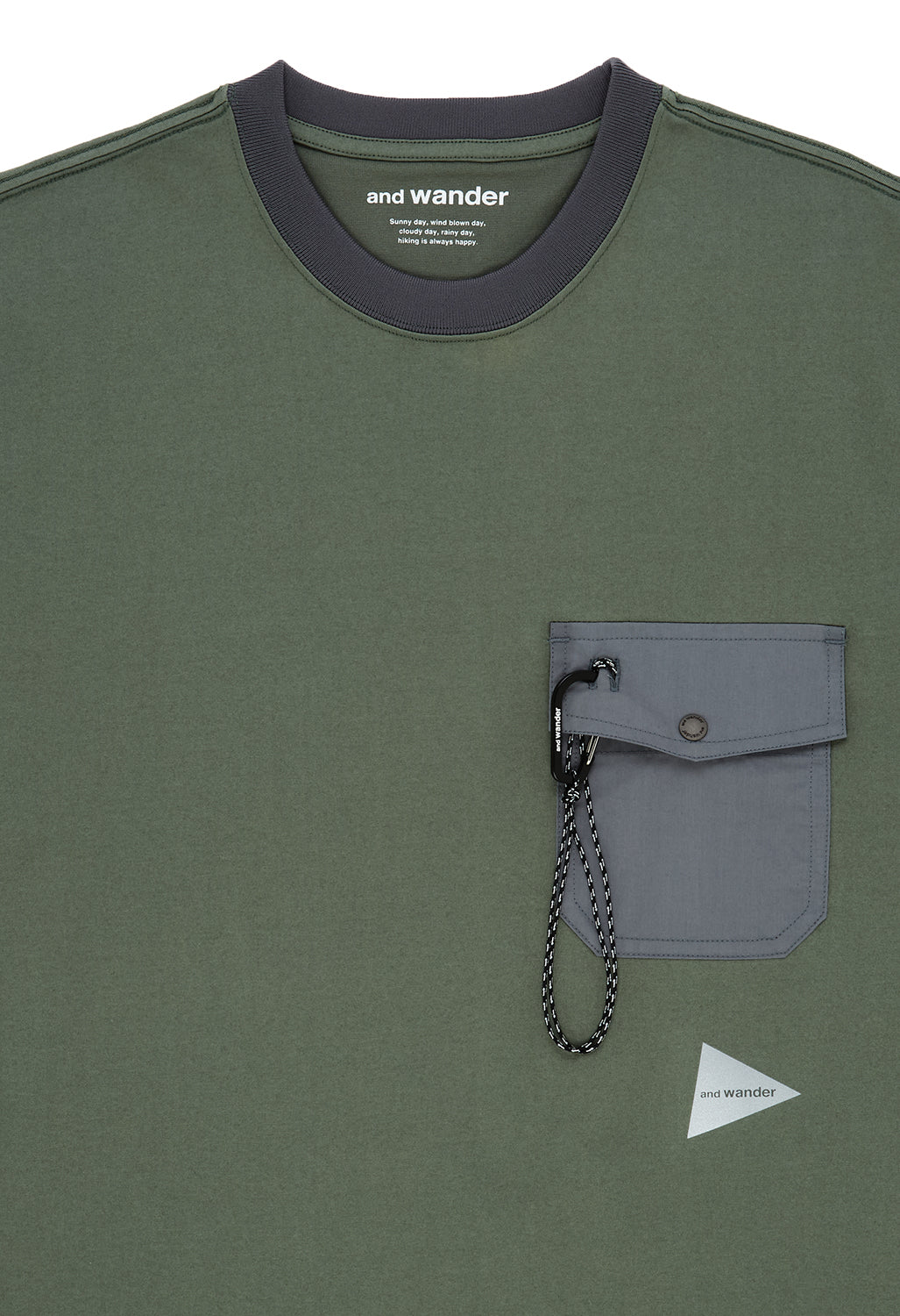 and wander Men's Pocket Tee - Sage
