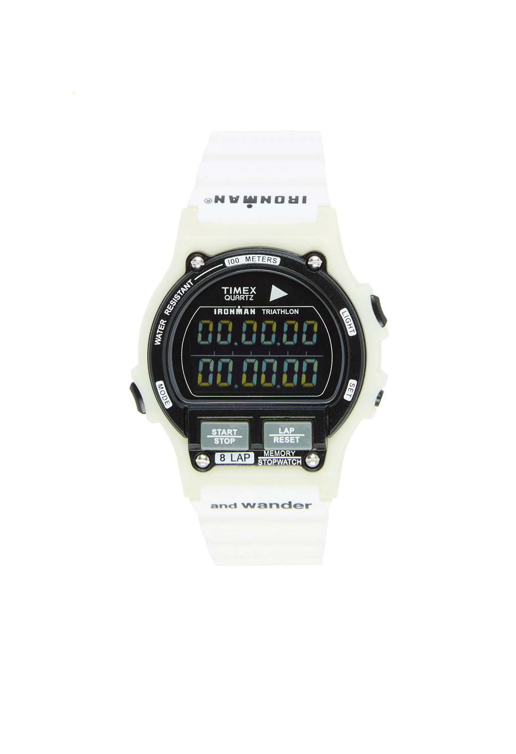 and wander x Timex Ironman 8-Lap Watch - White
