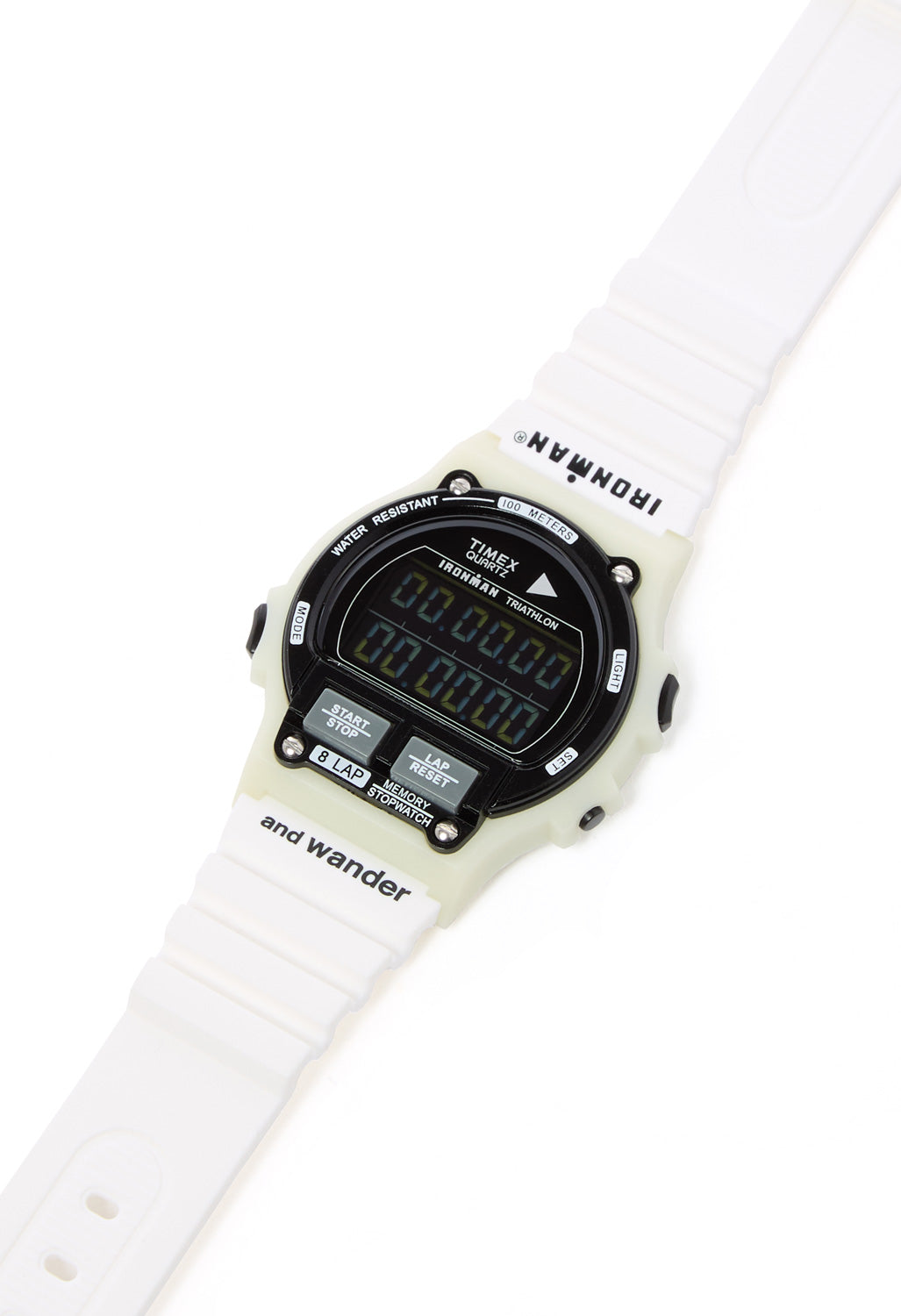 and wander x Timex Ironman 8-Lap Watch - White