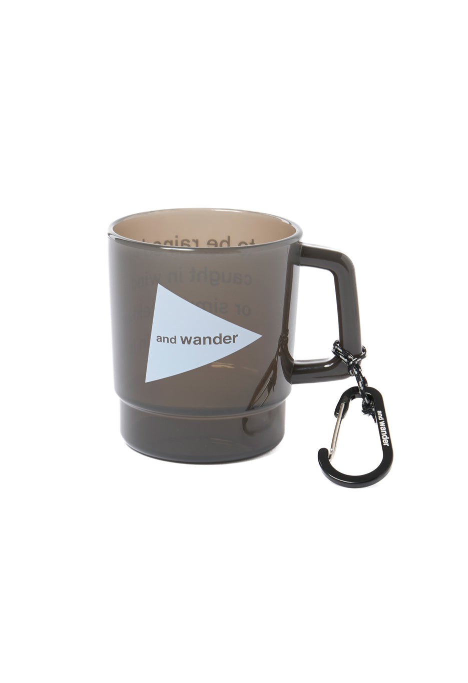 and Wander And Wander Logo PP Mug - Black