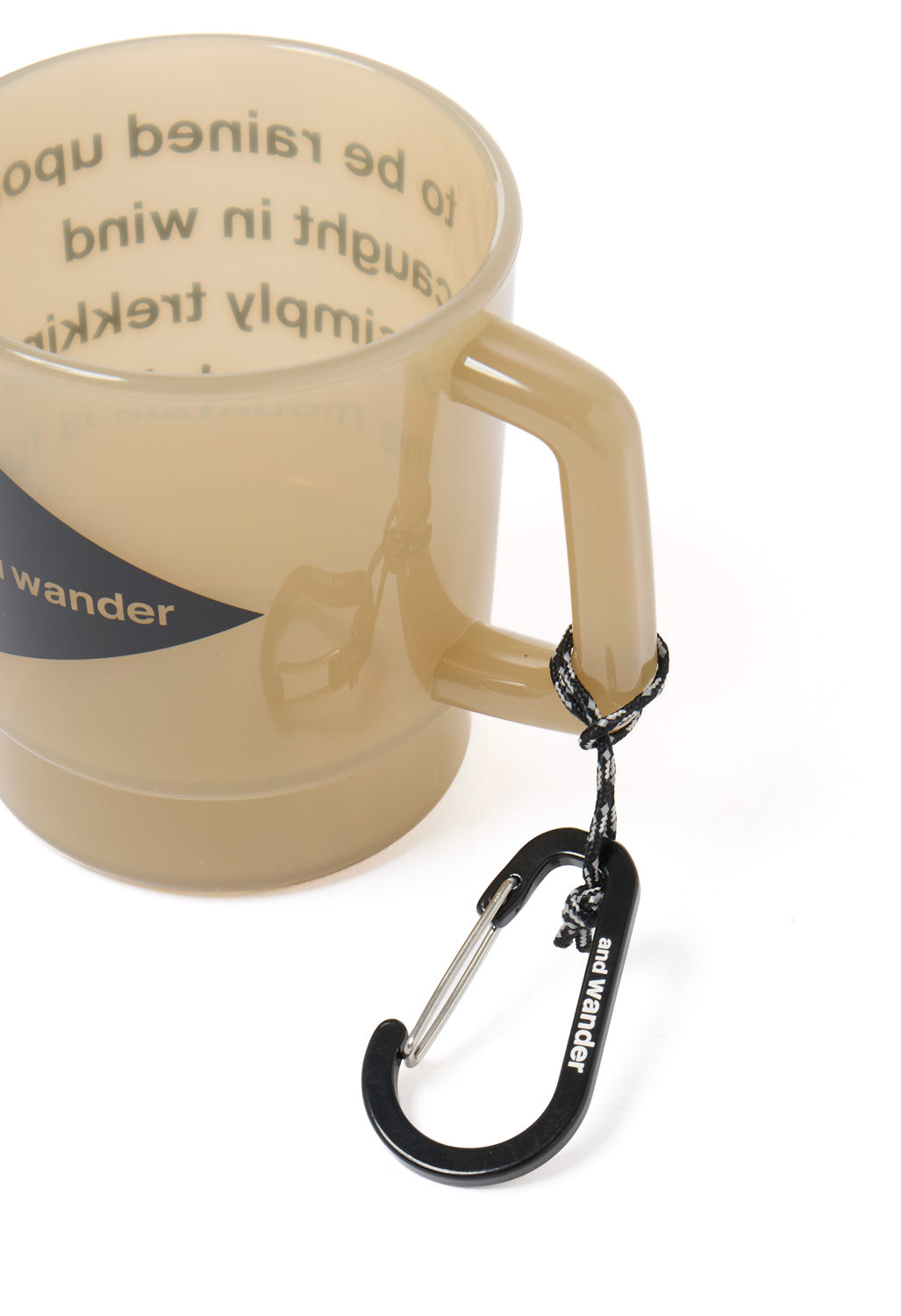 and wander And Wander Logo PP Mug - Beige