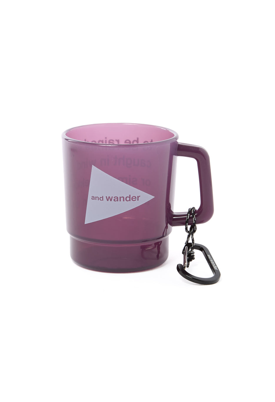 and wander Logo PP Mug - Purple