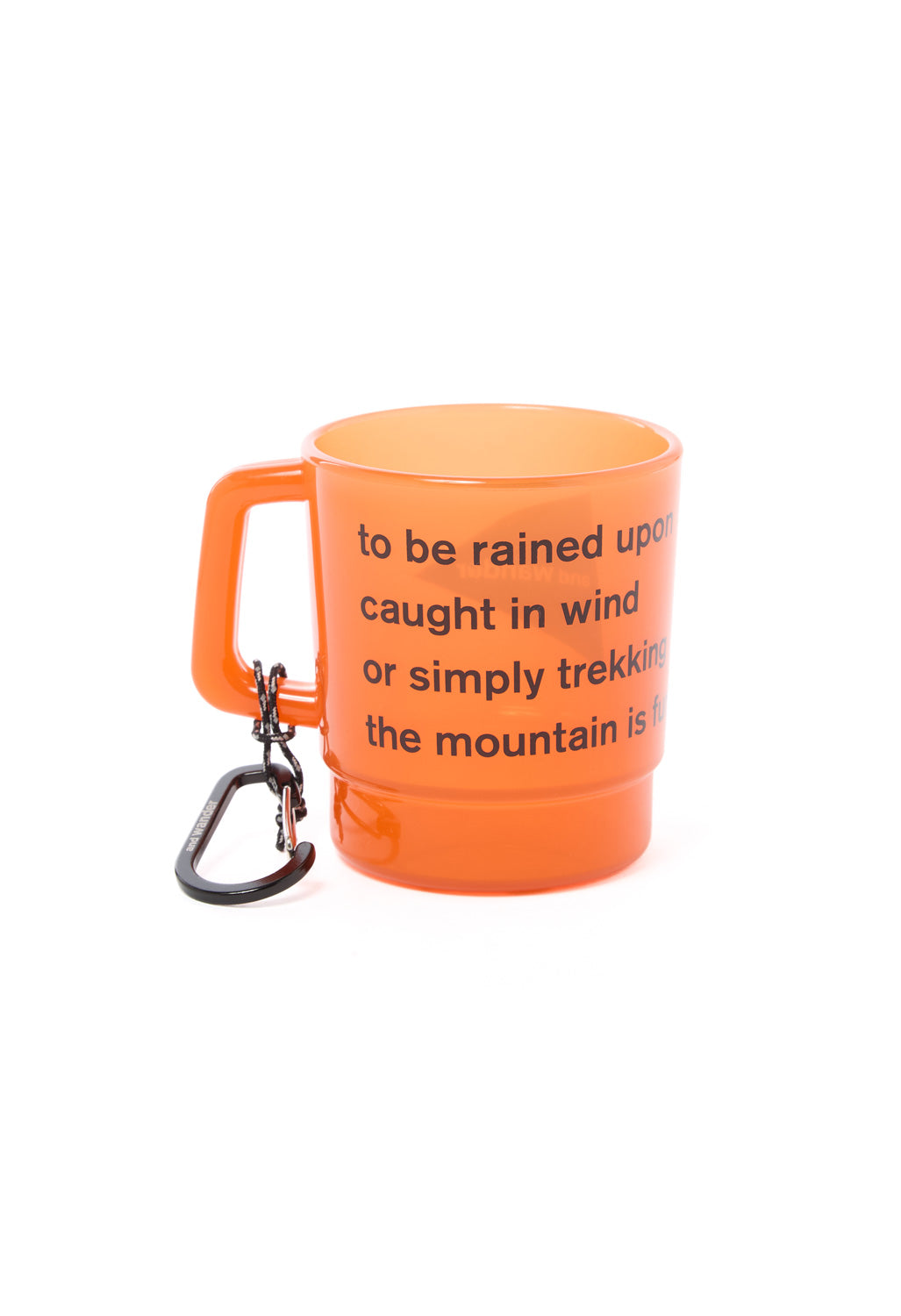 and wander Logo PP Mug - Orange