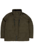 and wander Men's Rain Proof Down Jacket - Dark Khaki