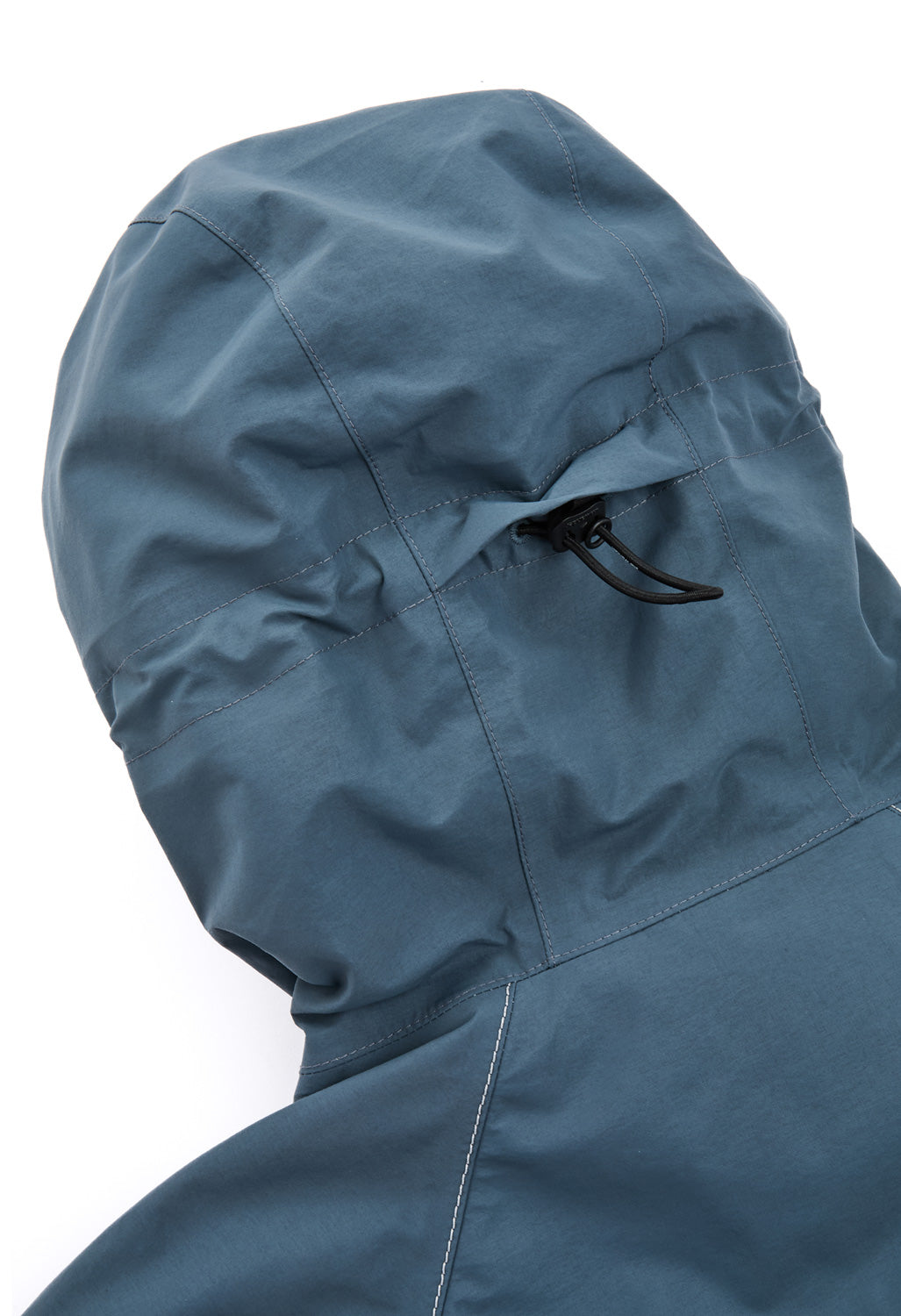 and wander Men's Loose Fitting Rain Jacket - Blue Grey