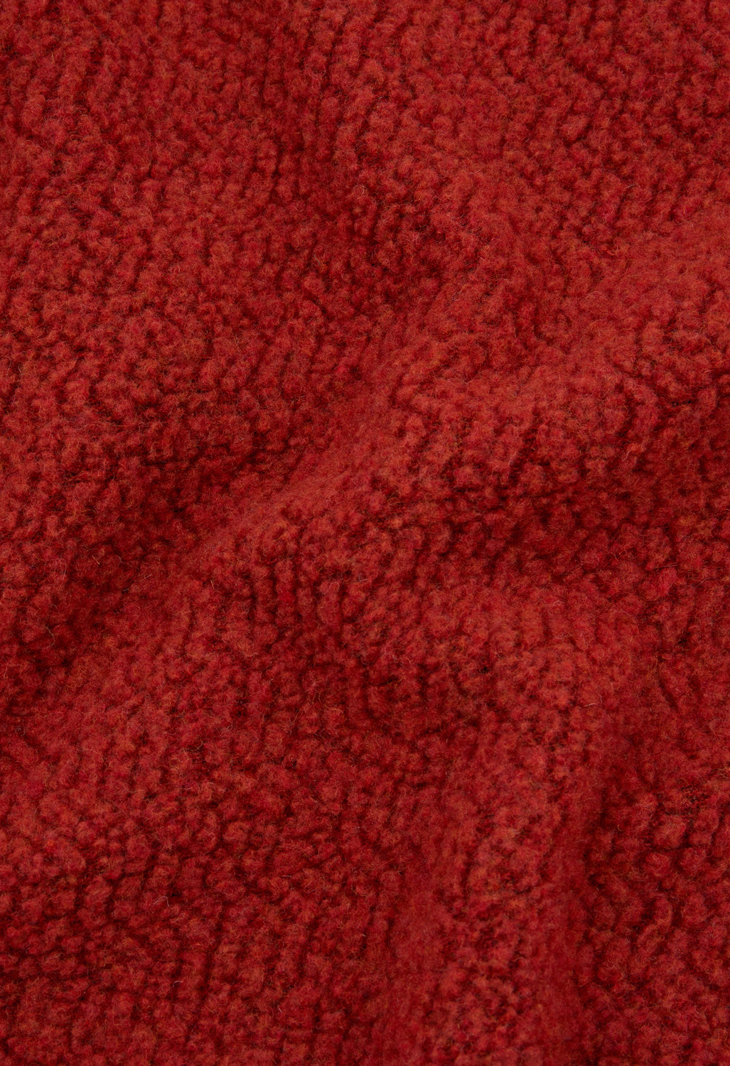 and wander Men's Re Wool JQ Crew Neck Sweatshirt - Red