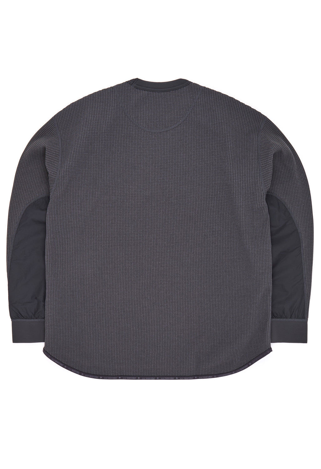 and wander Men's Pe Waffle Long Sleeve T-Shirt - Grey