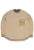 and wander Men's PE Waffle Long Sleeve Tee - Beige