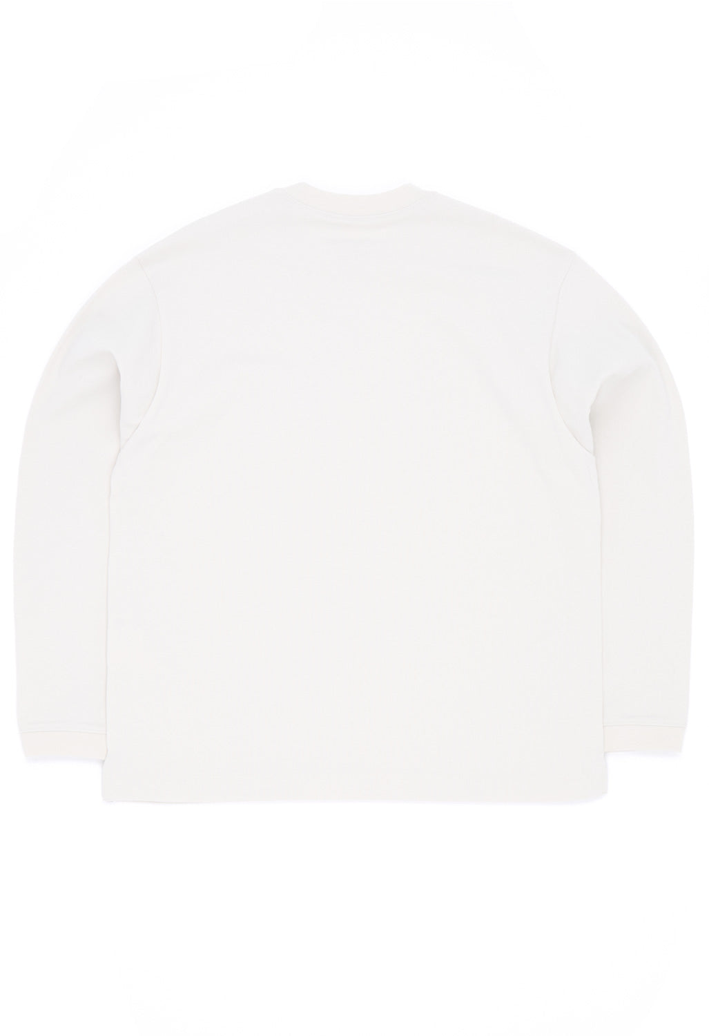 and wander Women's Heavy Cotton Pocket Long Sleeve Tee - Light Grey