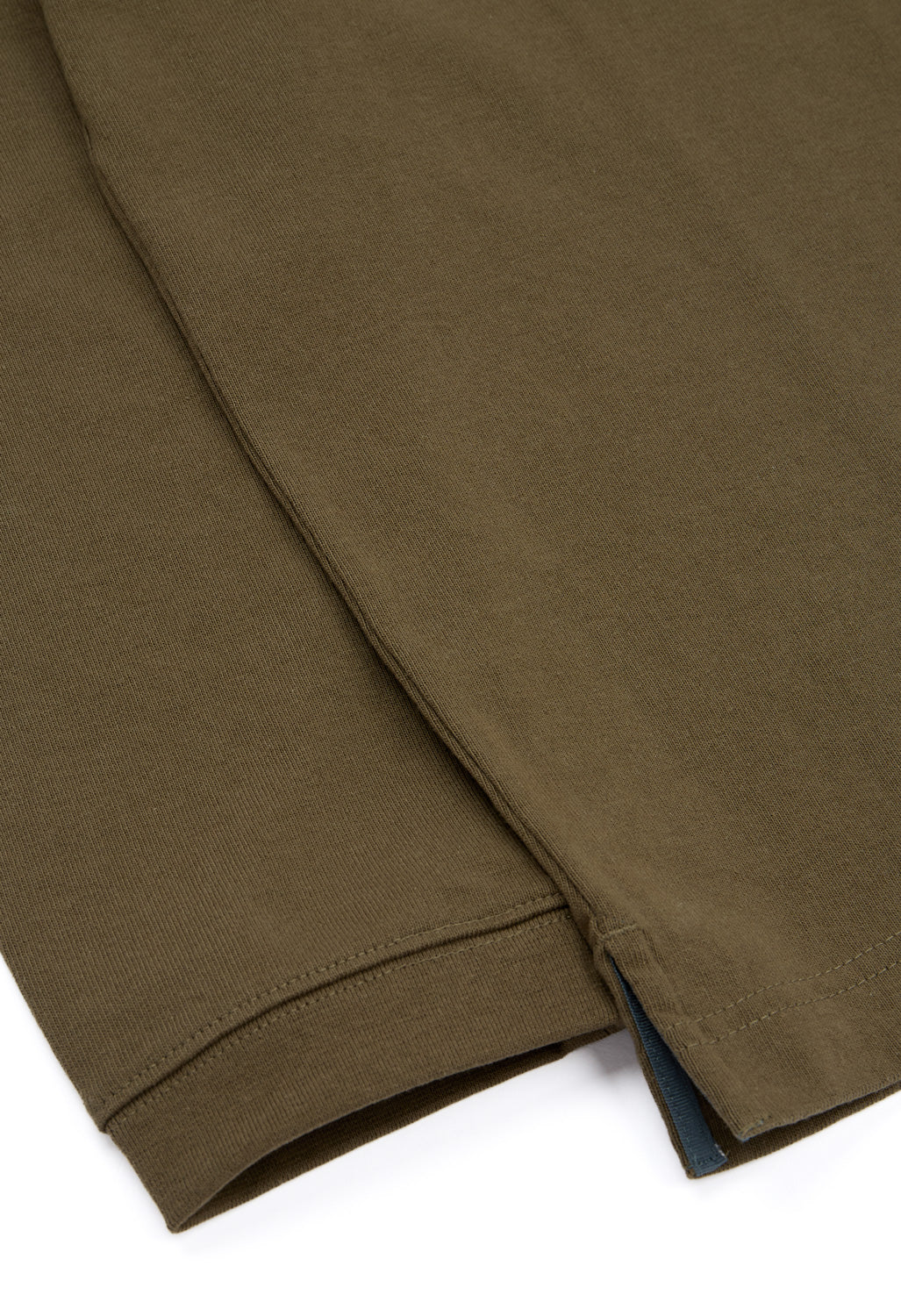 and wander Men's Heavy Cotton Pocket Long Sleeve Tee - Khaki