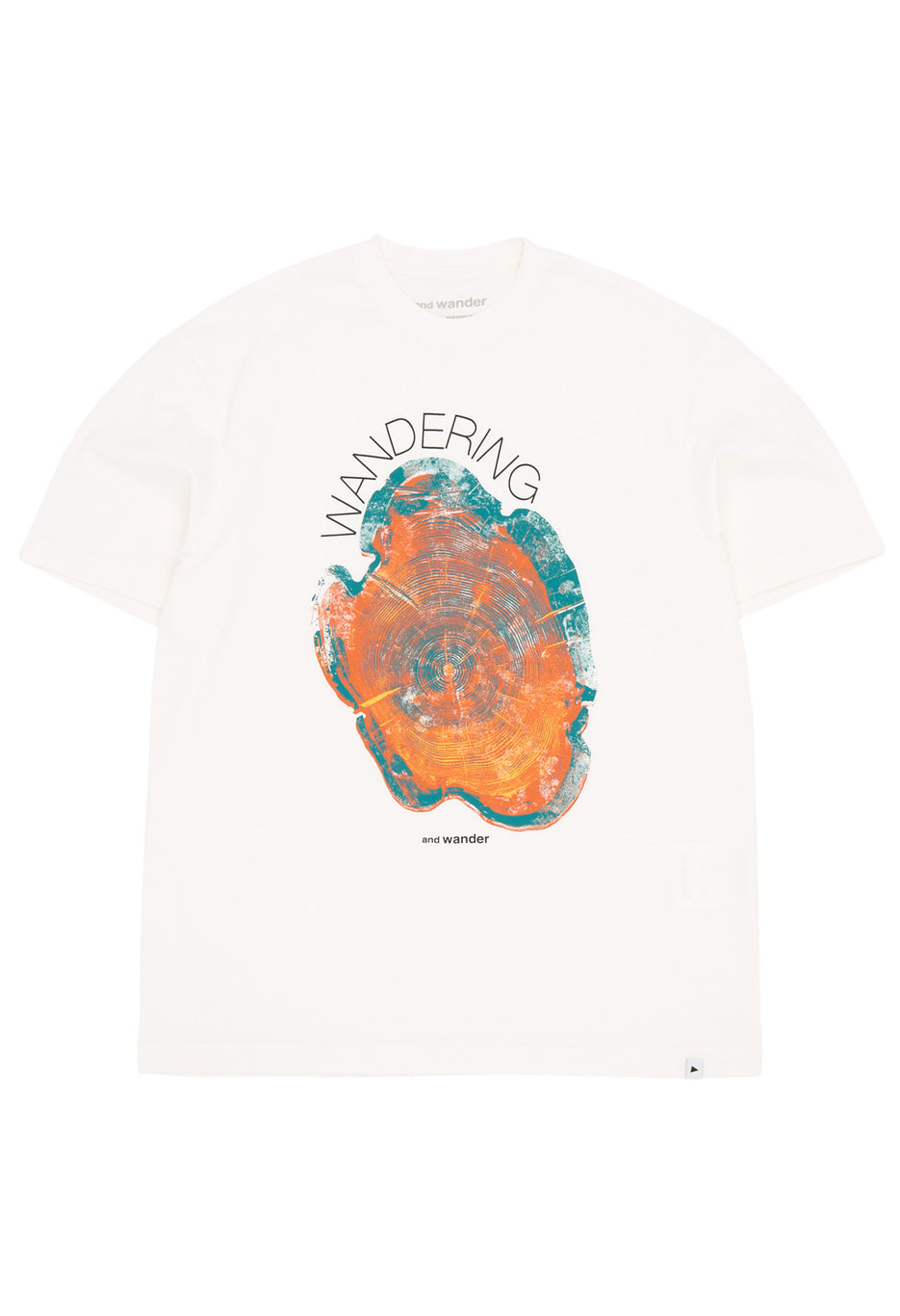 and wander Men's WANDERING Printed Tee - White