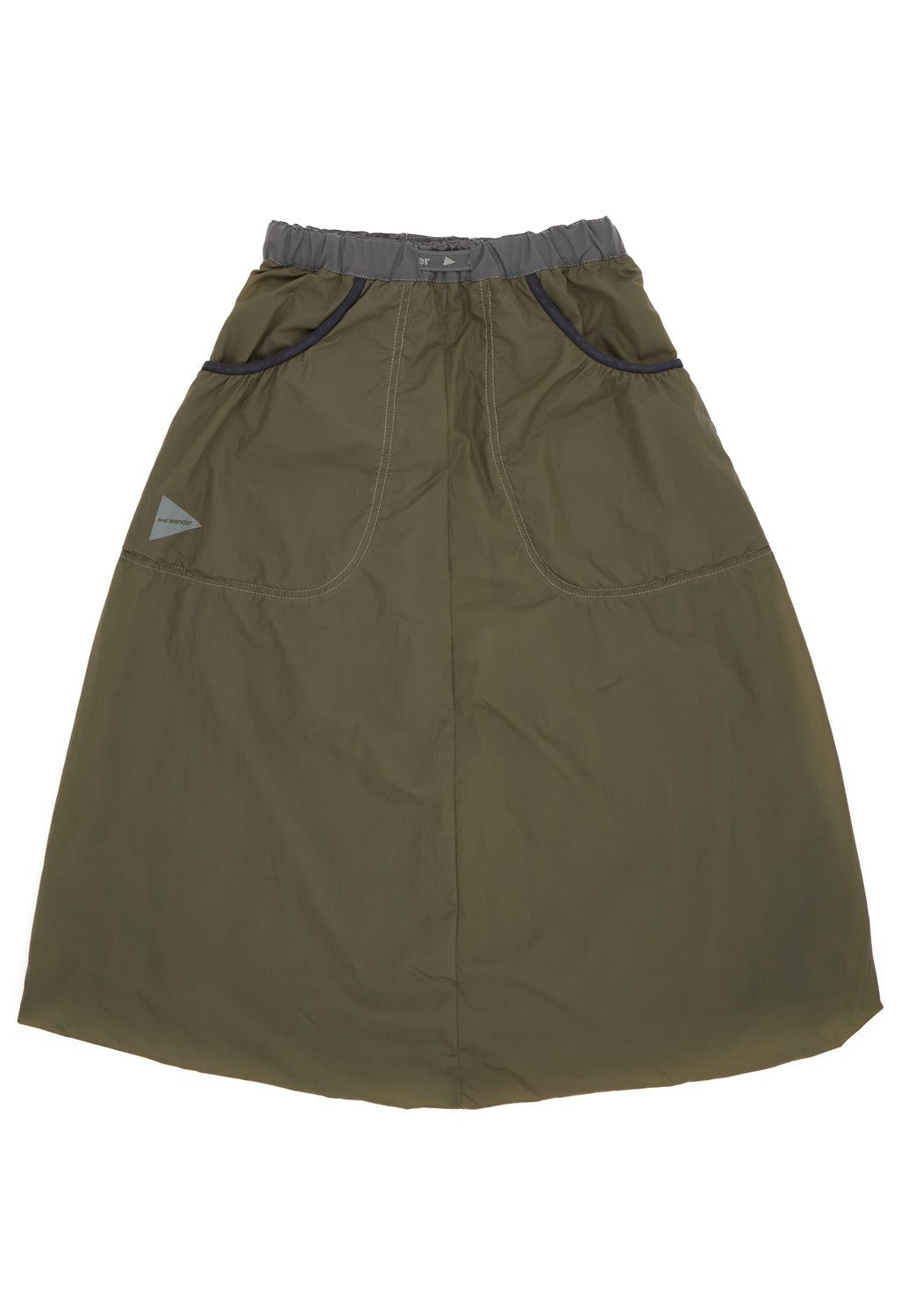 and wander Women's Octa Fluffy Skirt - L.Khaki