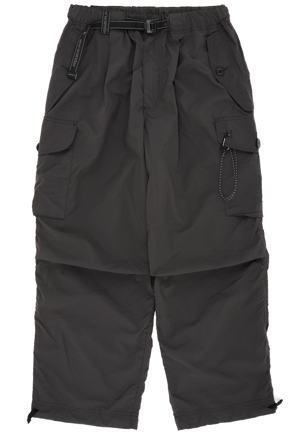 and wander Men's Oversized Cargo Pants - Charcoal