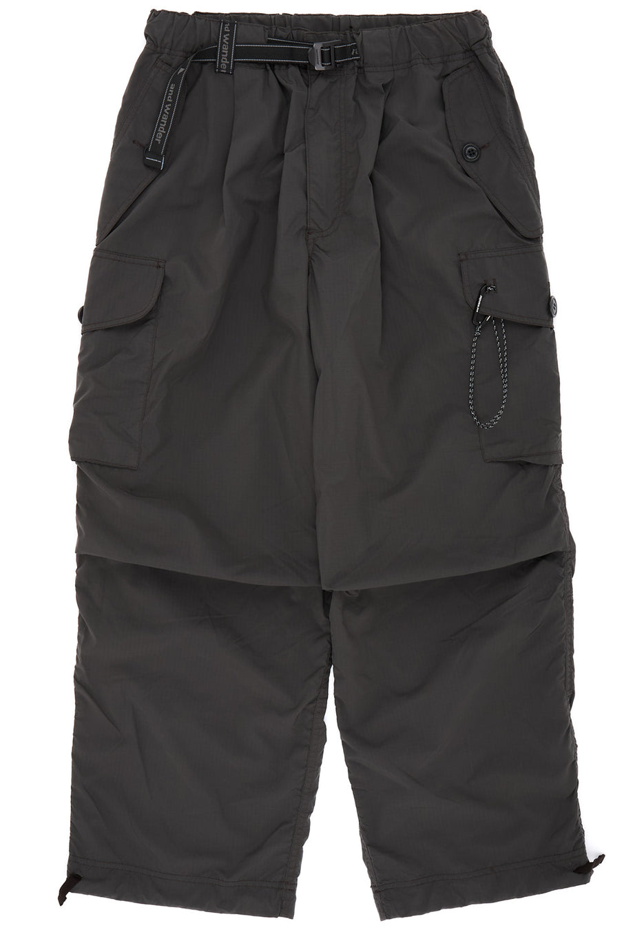 and wander Men's Oversized Cargo Pants - Charcoal