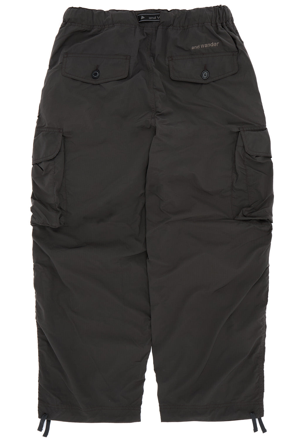 and wander Men's Oversized Cargo Pants - Charcoal