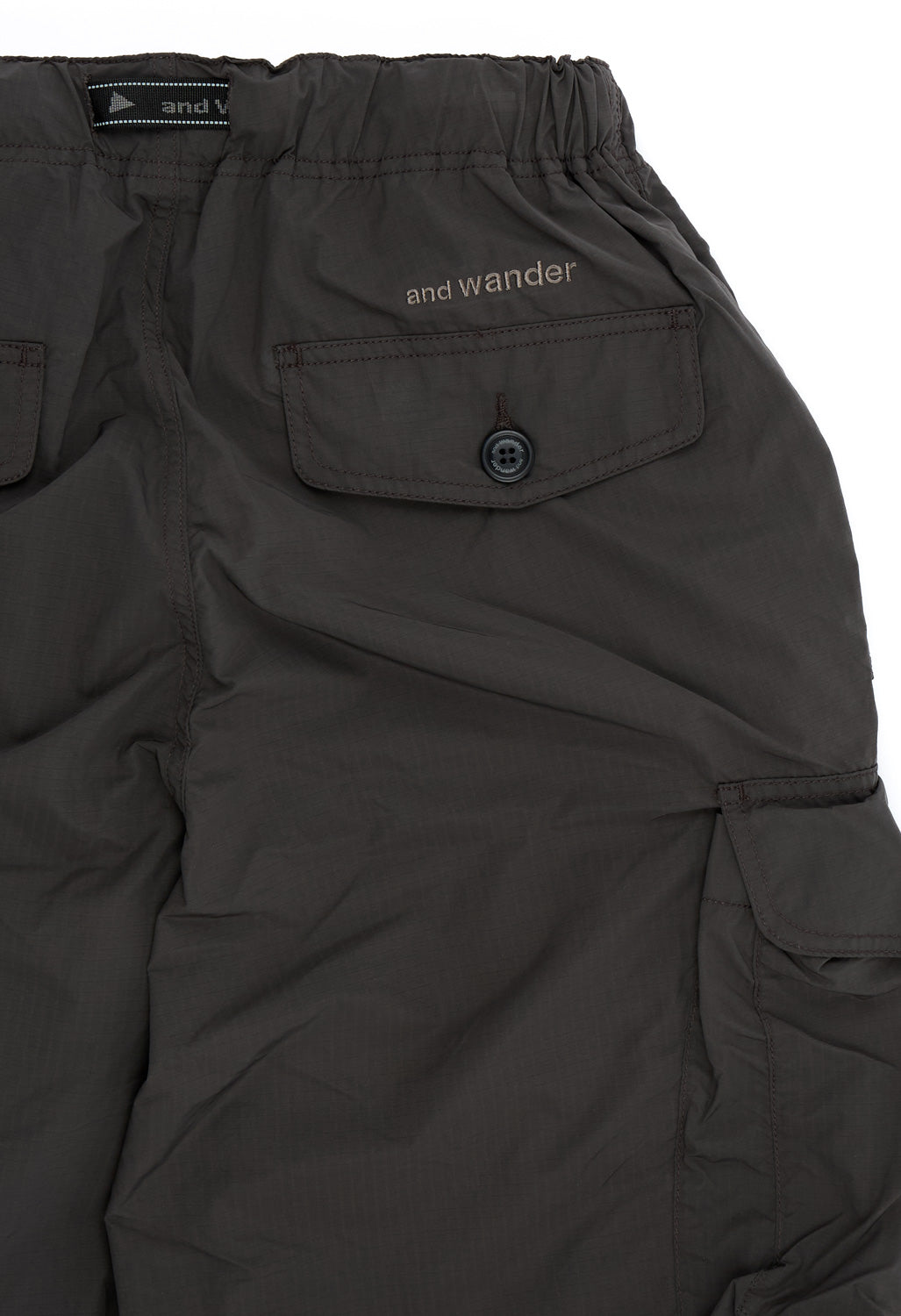and wander Men's Oversized Cargo Pants - Charcoal
