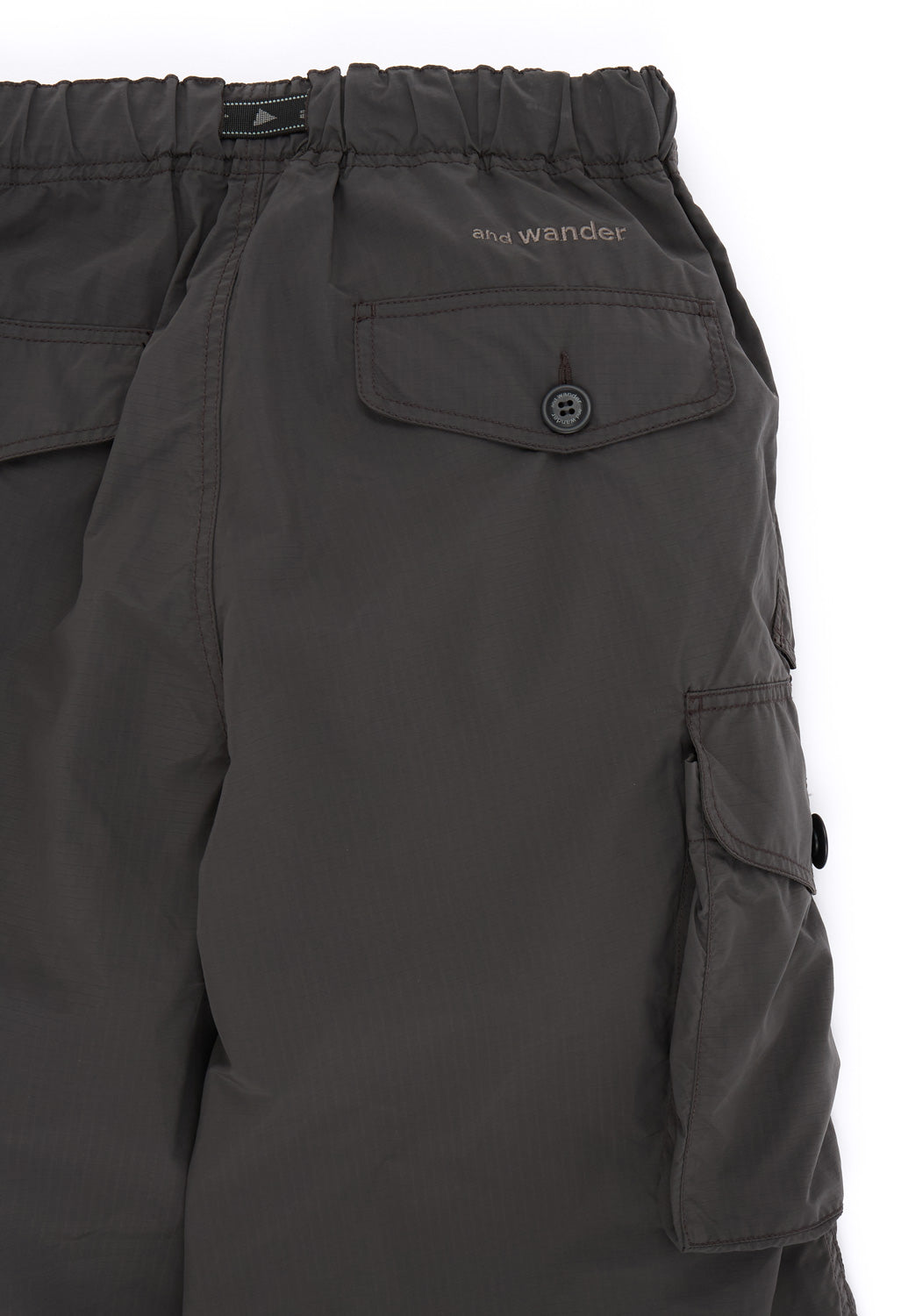 and wander Men's Oversized Cargo Pants - Charcoal