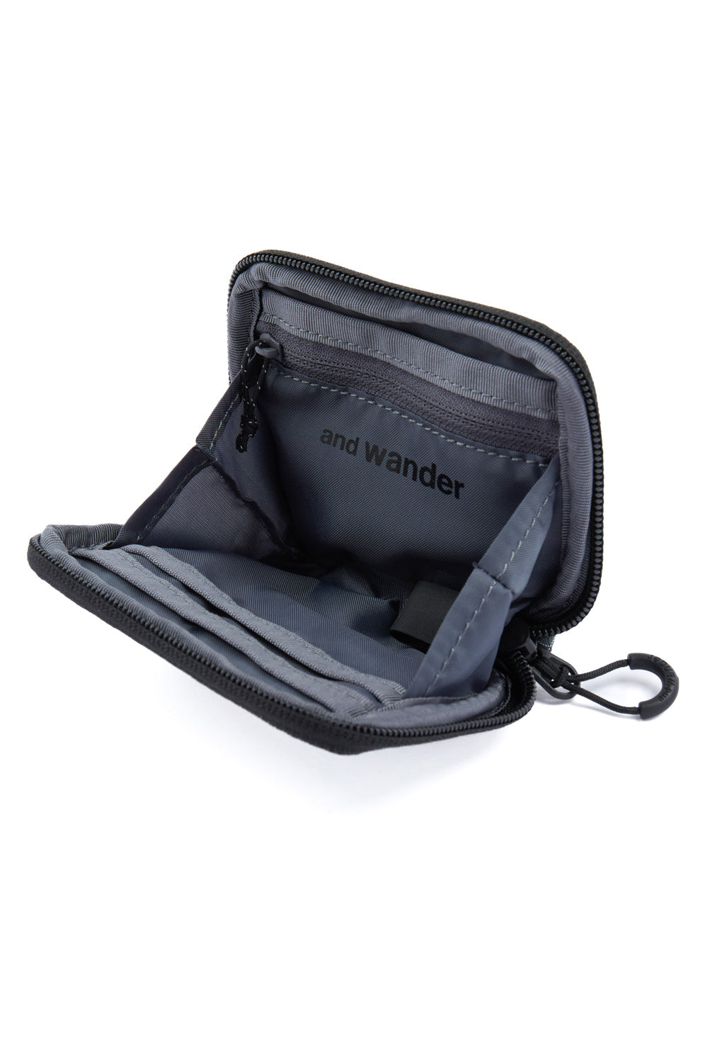 and wander Ocean Rip Wallet - Grey