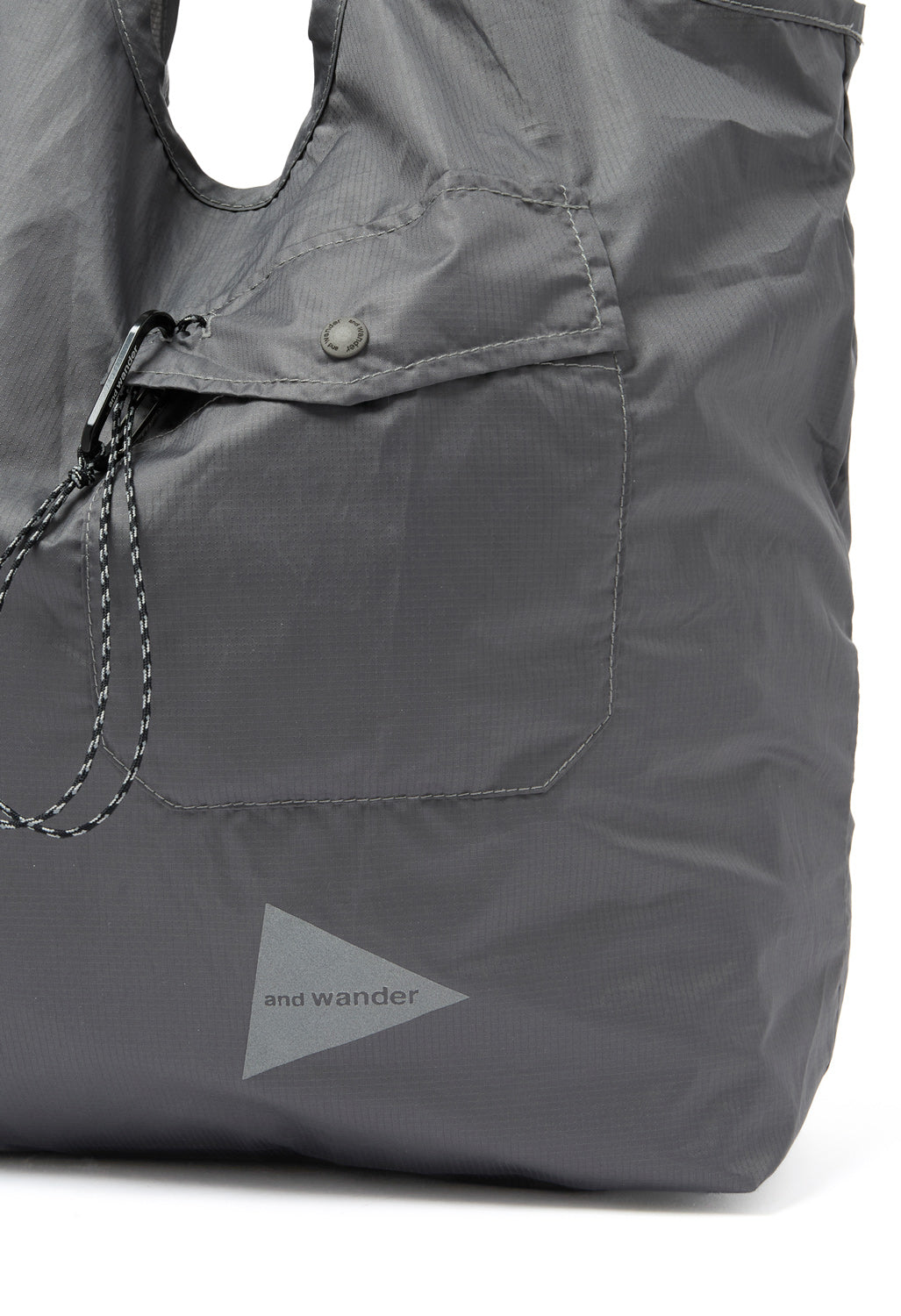 and wander Pocket Grocery Bag - Grey