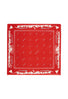 and wander Reflective Words Bandana - Red