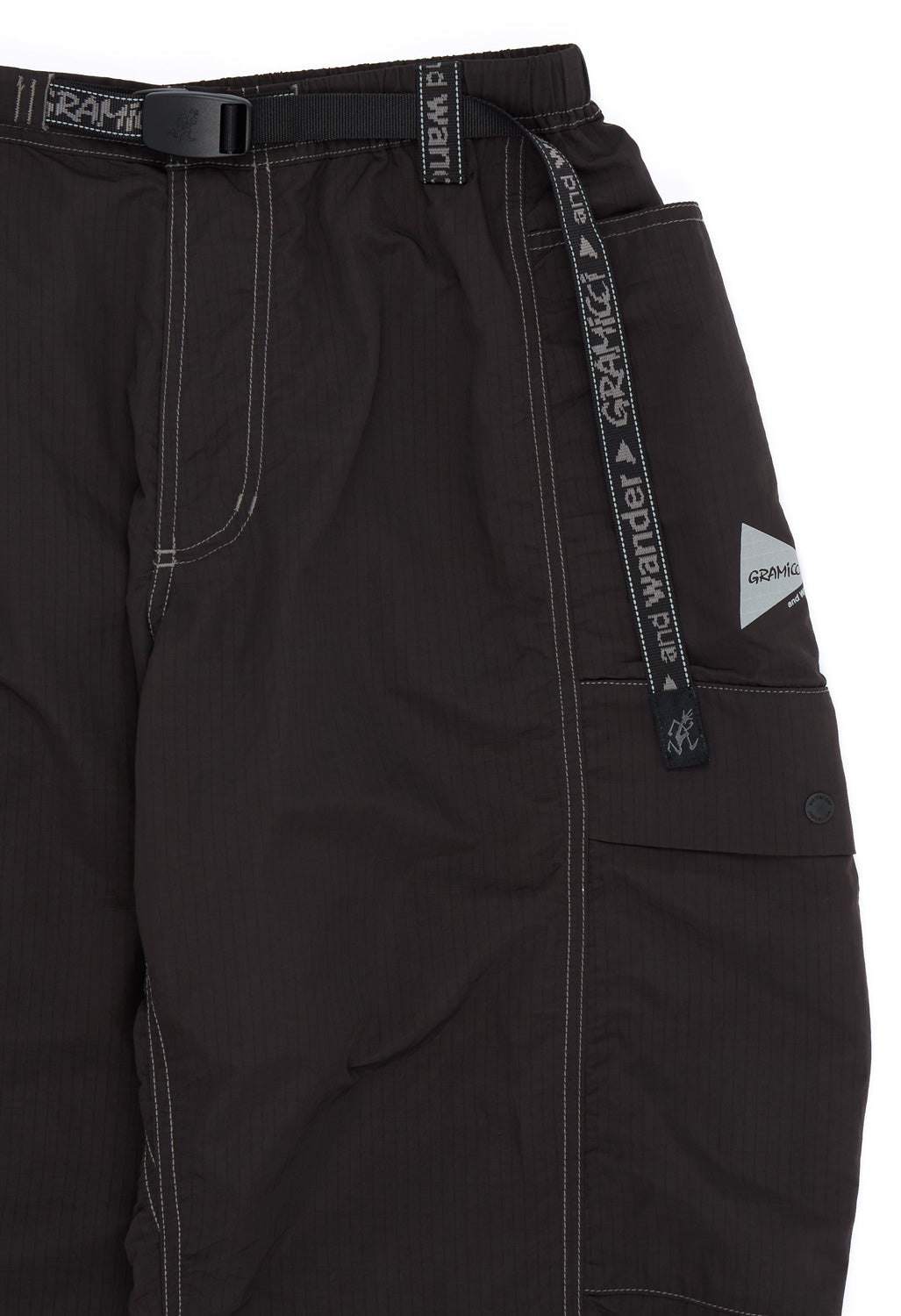 and wander x Gramicci Men's Ripstop Voyager Pants - Black