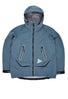 and wander Women's Loose Fitting Rain Jacket - Blue Grey