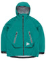 and wander Women's Loose Fitting Rain Jacket - Blue Green