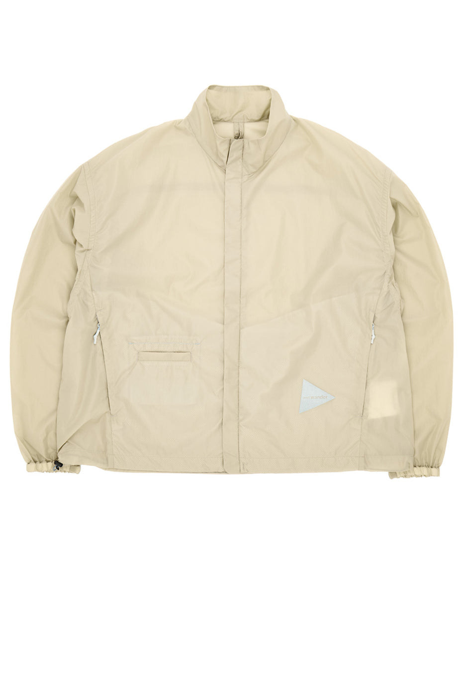 and Wander Women's Oversized Rip Jacket - Light Beige