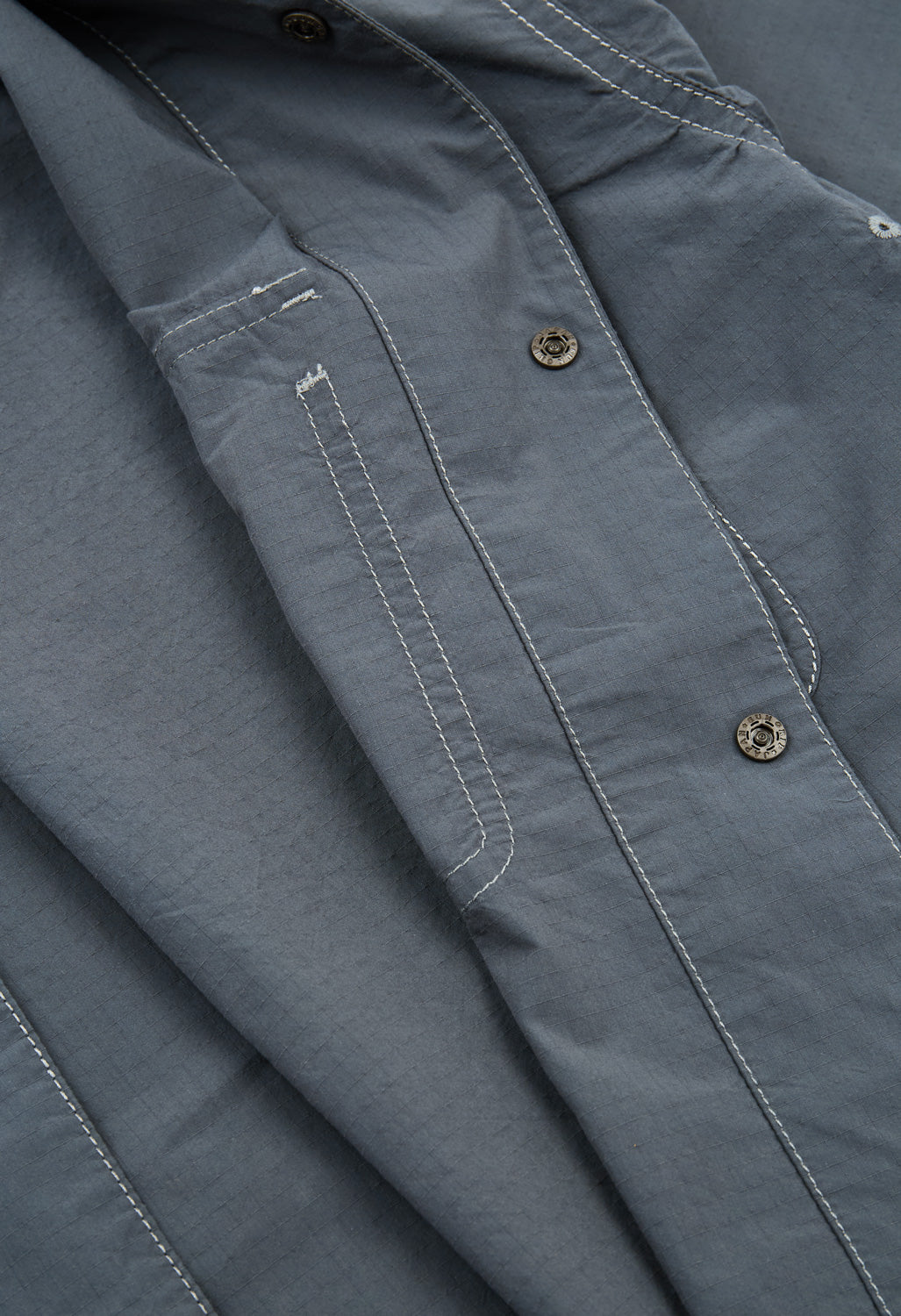 and Wander Women's Cordura Cotton Rip Shirt Jacket - Grey