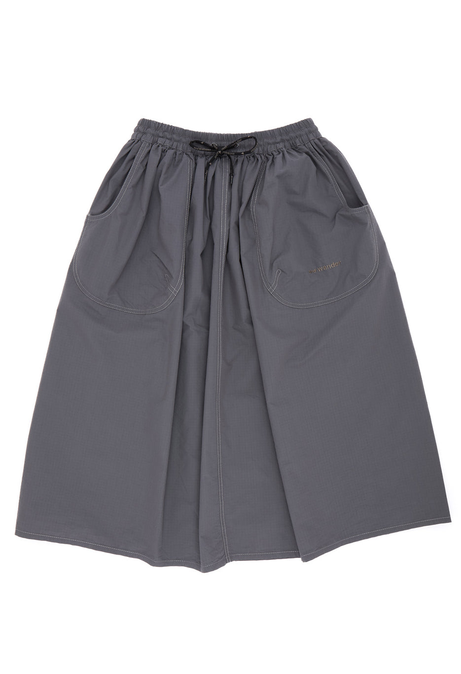 and wander Women's Cordura Cotton Rip Skirt - Grey