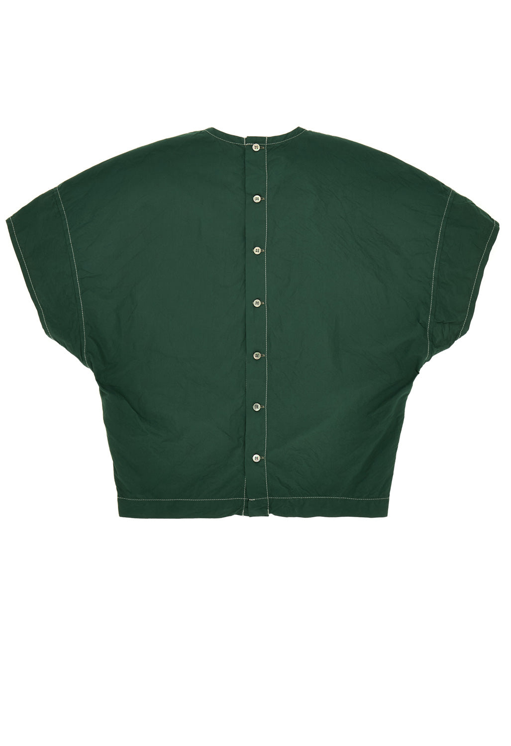 and wander Women's Cordura Typewriter Short Sleeve Pullover - Dark Green