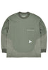 and wander Men's Combi Long Sleeve Tee - Grey