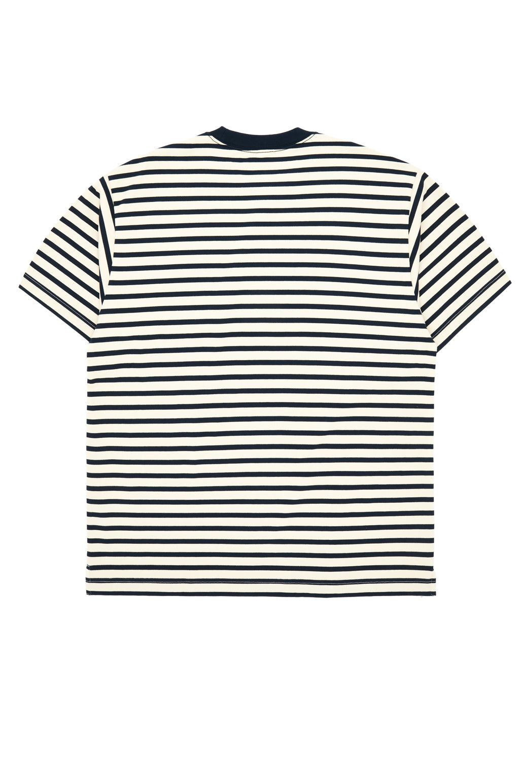 and Wander Men's Stripe Pocket Tee - Navy