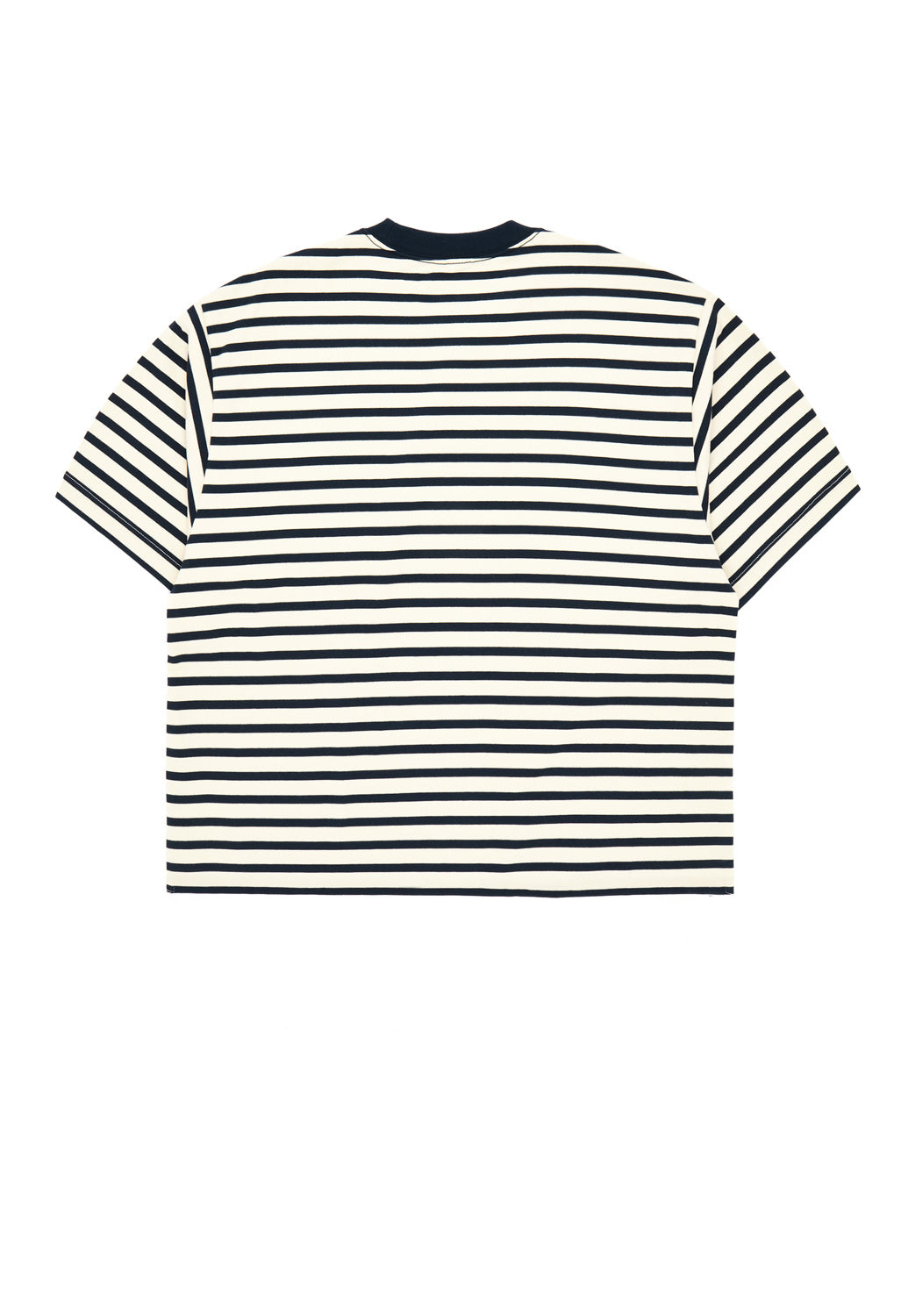 and wander Men's Stripe Pocket Tee - Navy