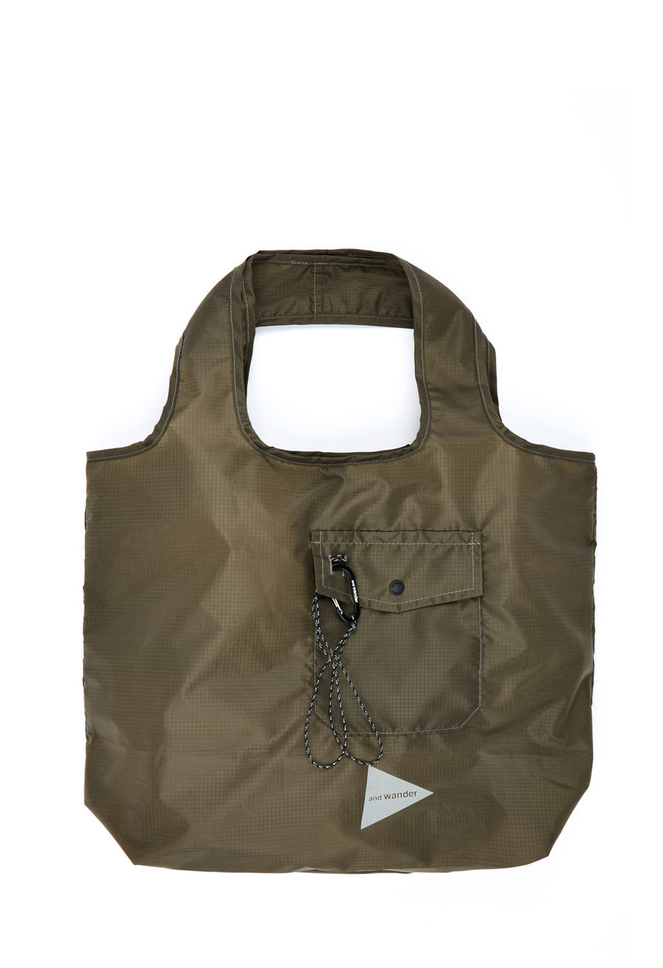 and wander Crispy Rip Grocery Pocket Bag - Khaki