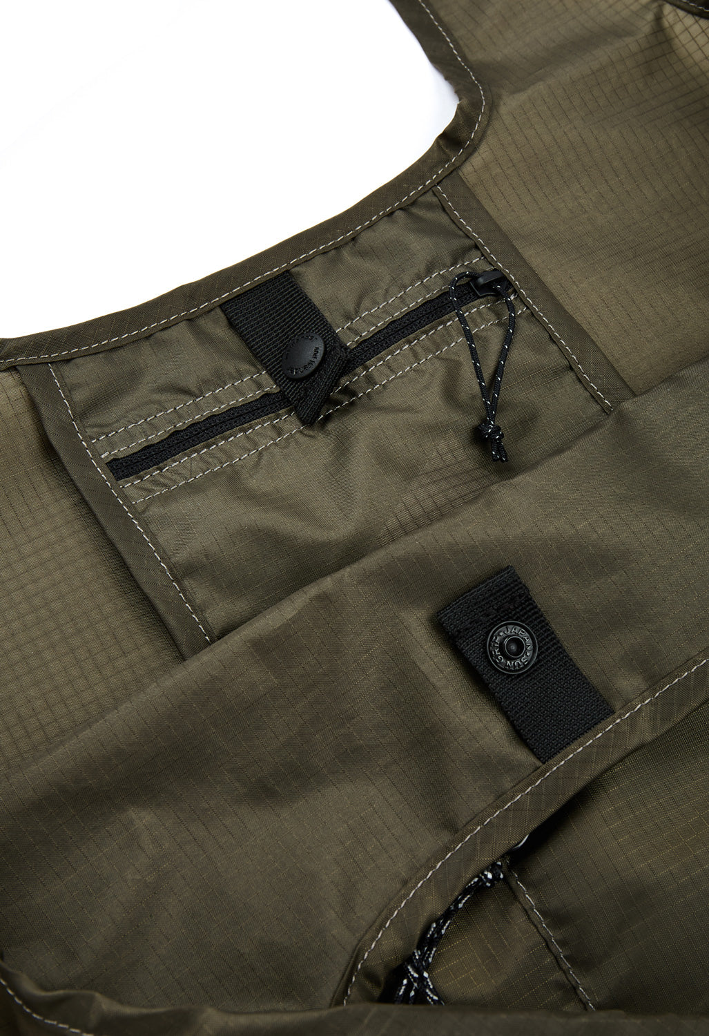 and wander Crispy Rip Grocery Pocket Bag - Khaki