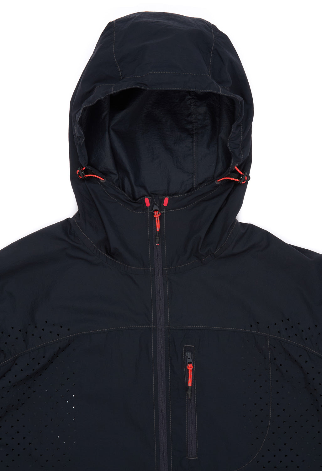 and wander x Altra Ventilation Wind Jacket - Navy