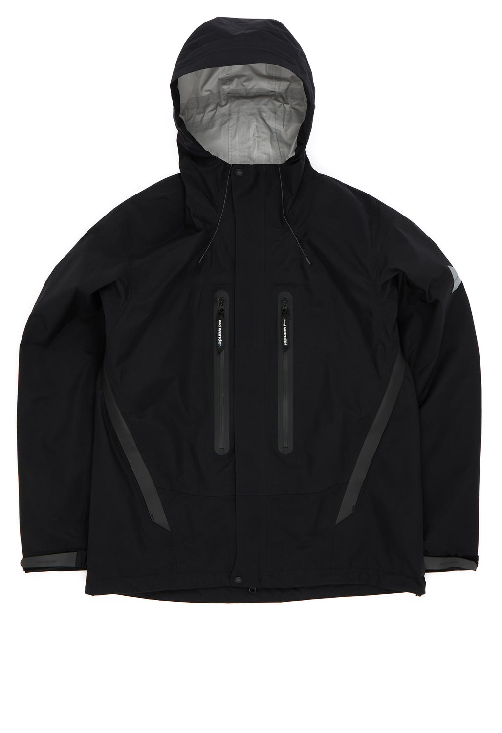 and wander Women's 2.5L Hiker Rain Jacket - Black