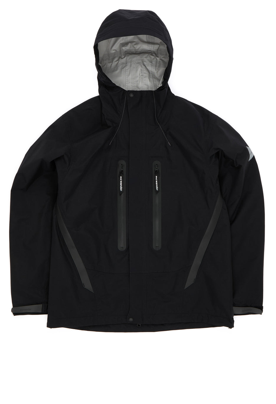 and wander Women's 2.5L Hiker Rain Jacket - Black