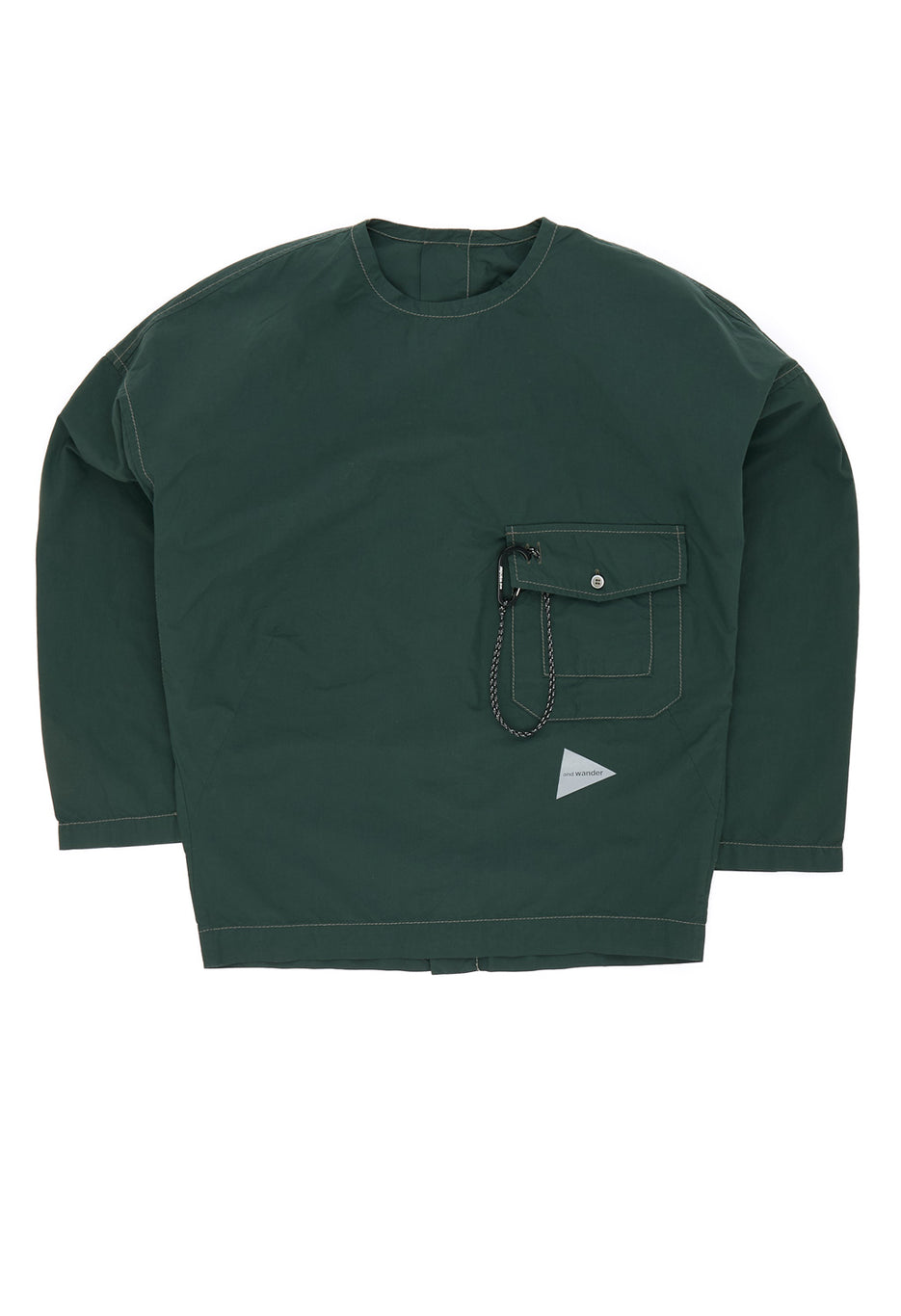 and wander Women's Cordura Typewriter Long Sleeve Pullover - Green