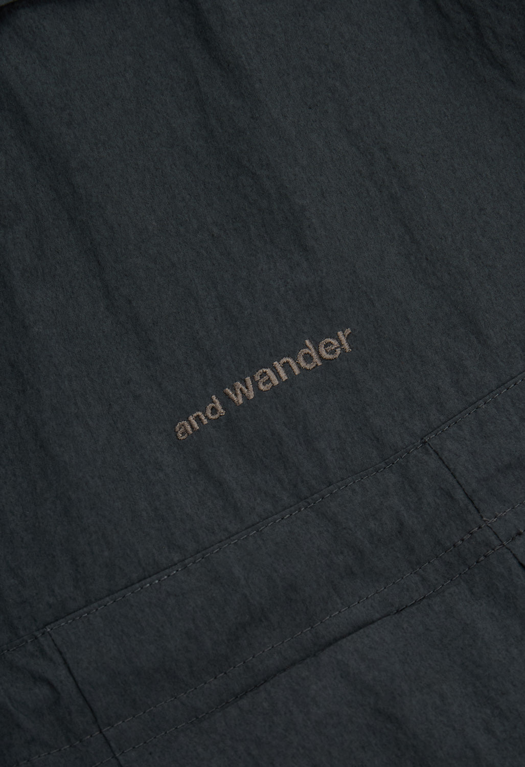 and wander Women's Tuck Dress  - Charcoal