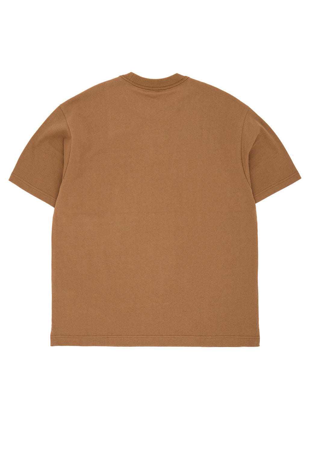 and wander Men's Heavy Cotton Pocket Short Sleeve T-Shirt - Brown