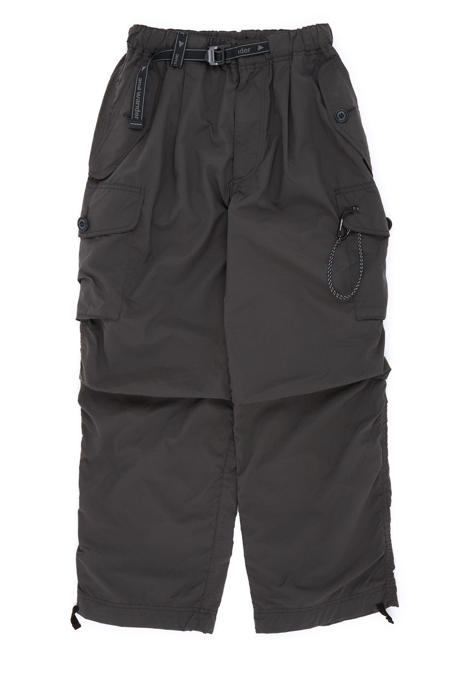 and wander Women's Oversized Cargo Pants - Charcoal