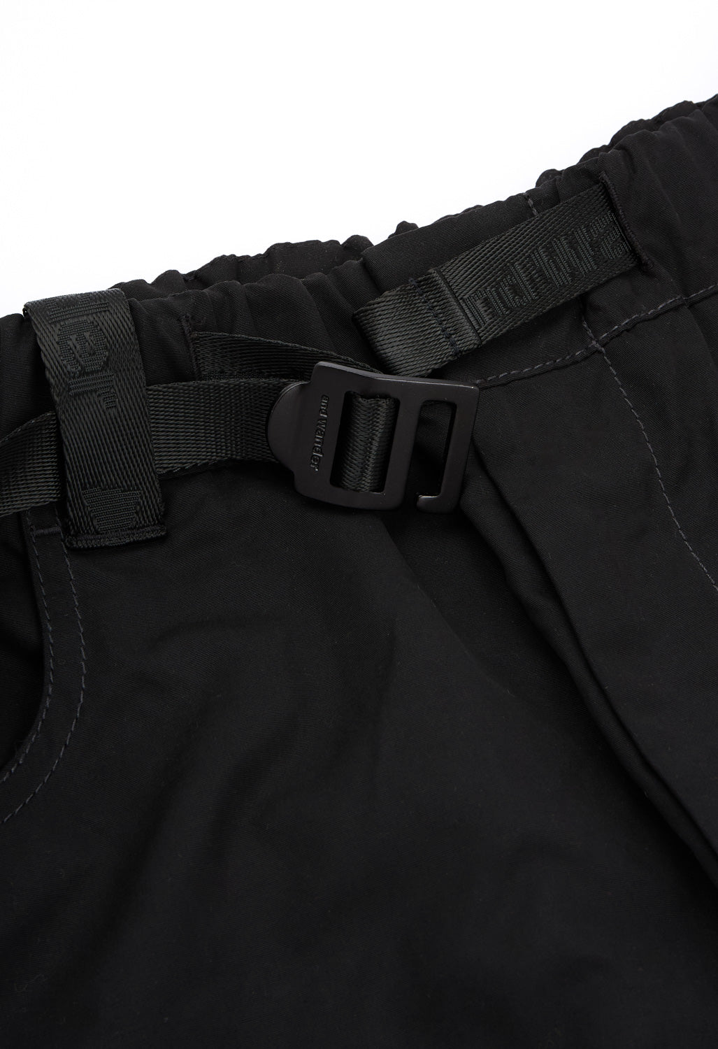 and wander Men's High Count Cloth Wide Pants - Black