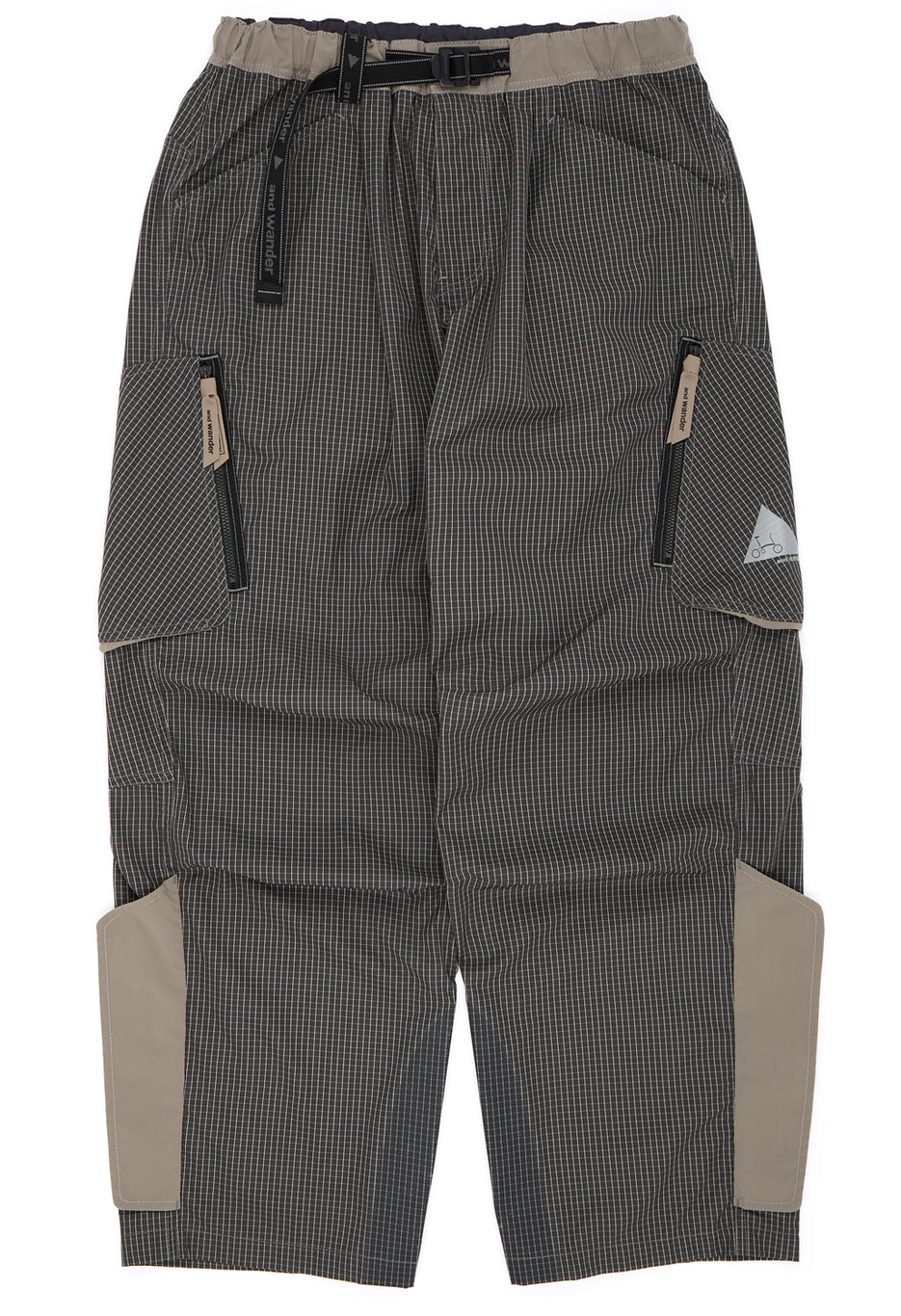 and wander x Brompton Men's Reflective Rip Pants - Grey