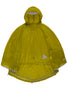 and wander x Brompton Sil Poncho - Yellow Green