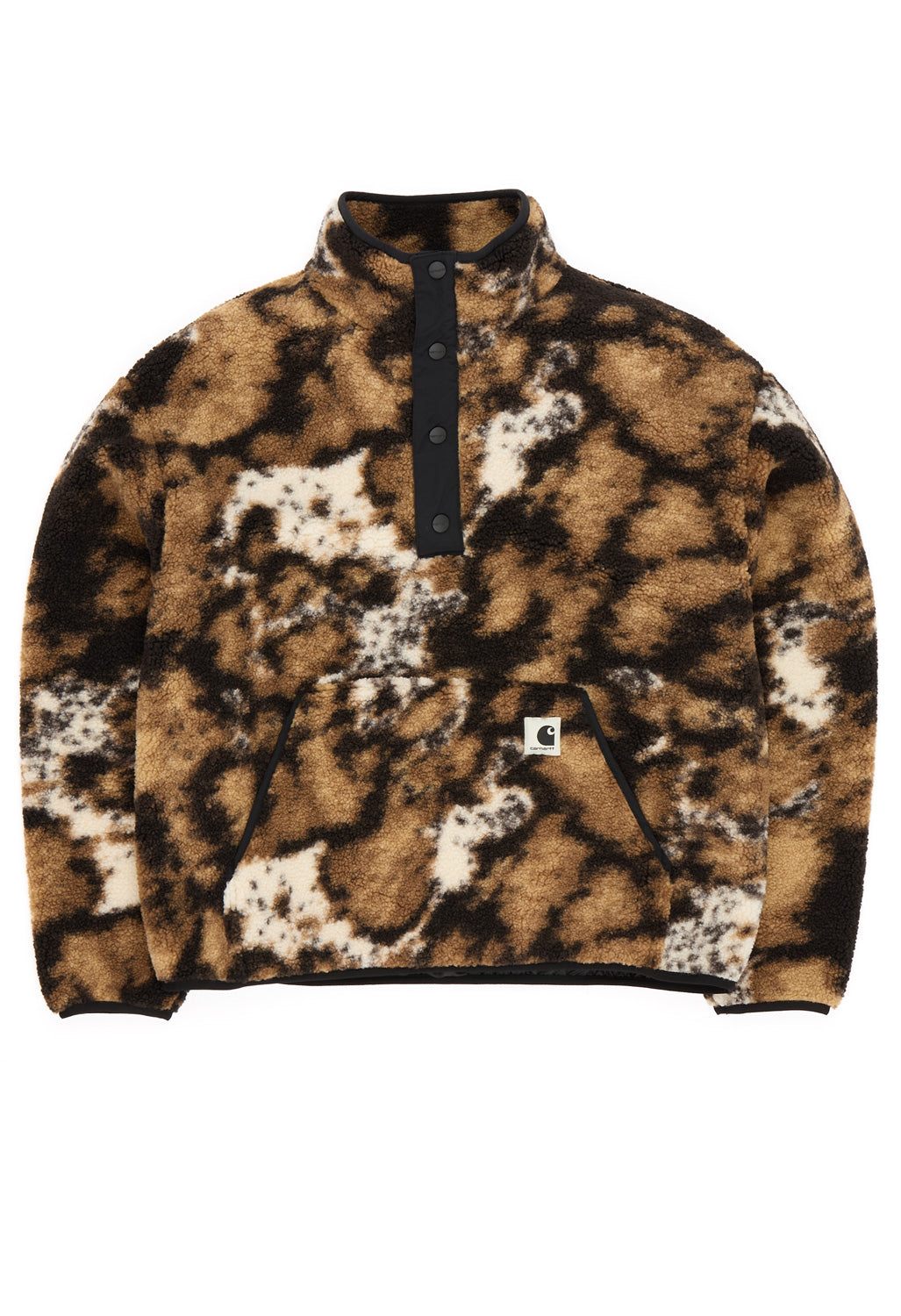 Carhartt WIP Women's Elliot High Neck Liner - Wild Dog Jacquard / Black