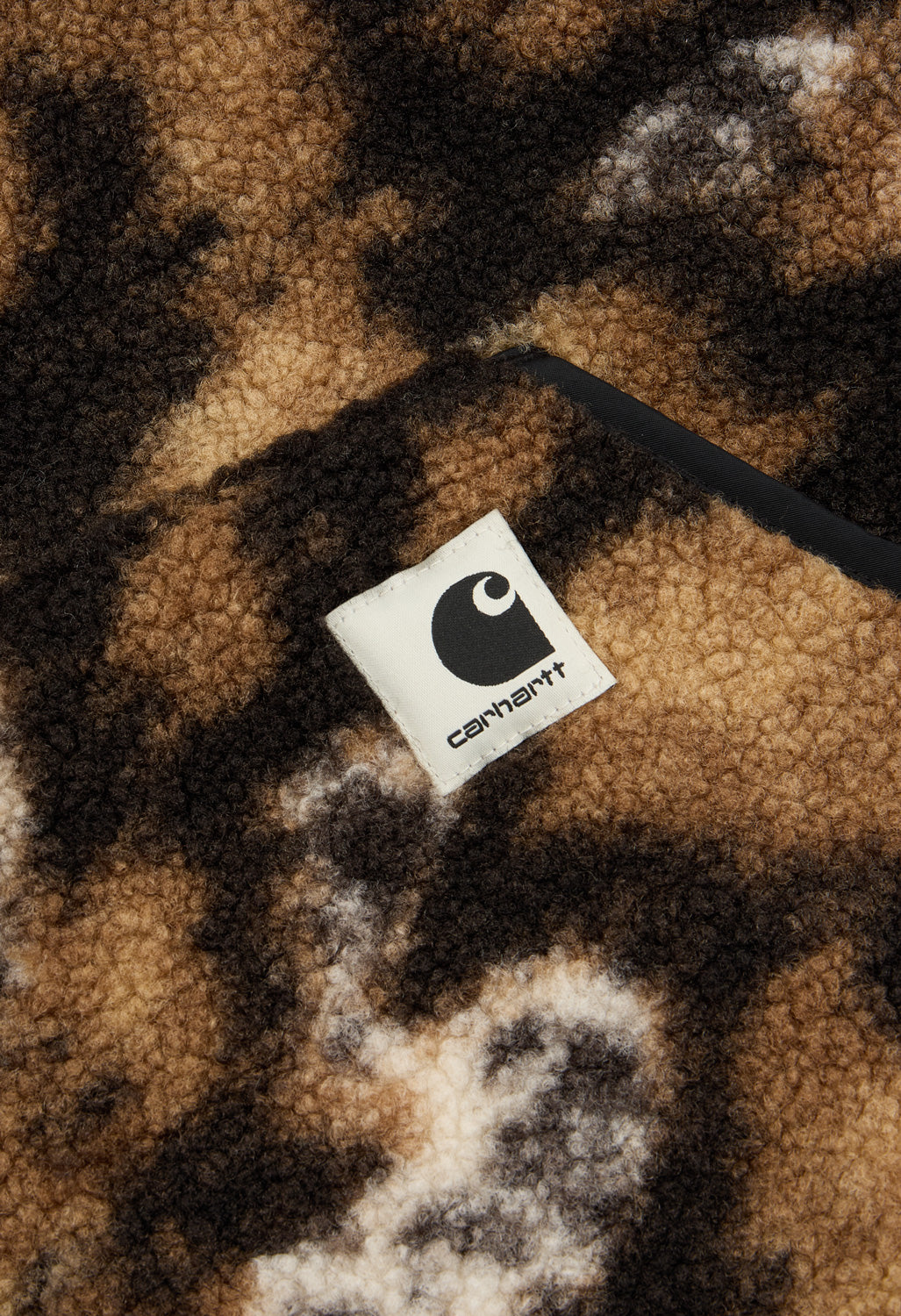 Carhartt WIP Women's Elliot High Neck Liner - Wild Dog Jacquard / Black