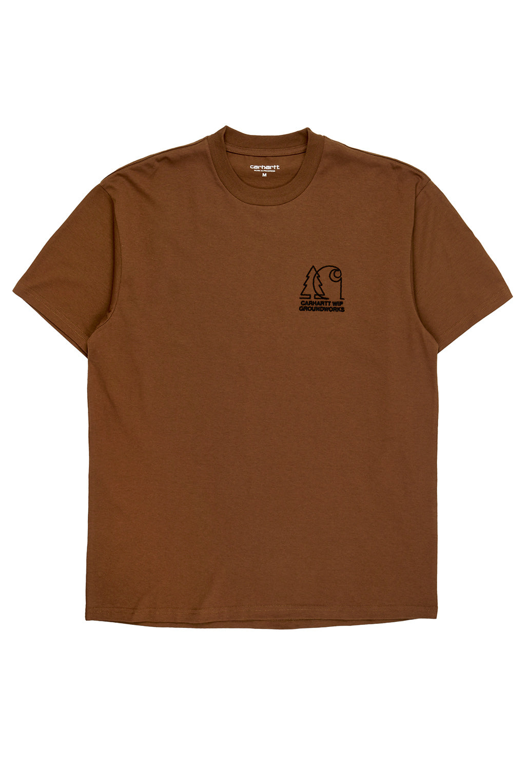 Carhartt WIP Men s Groundworks T Shirt Hamilton Brown