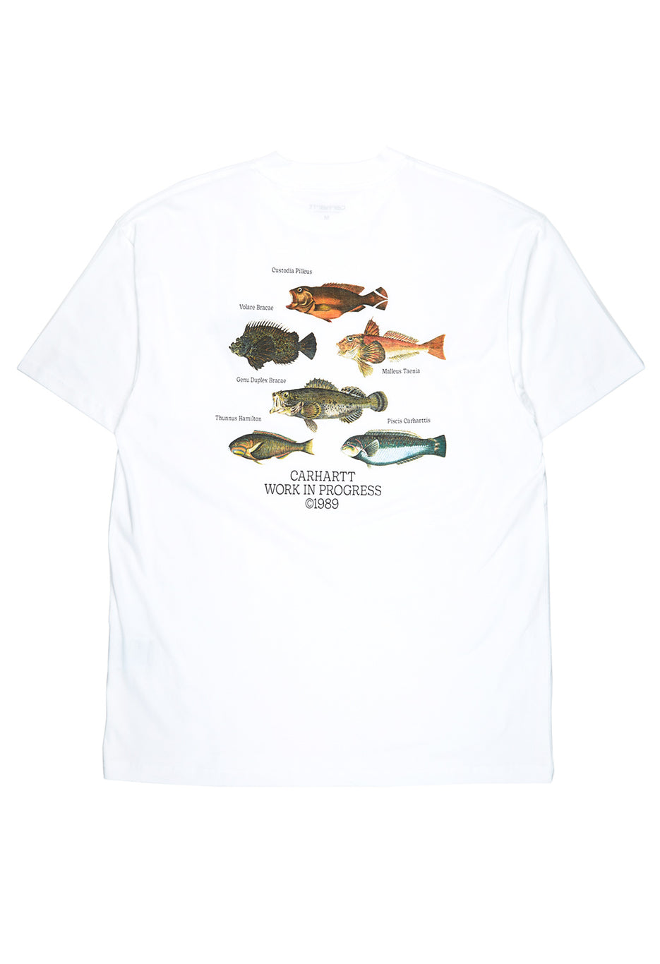 Carhartt WIP Men's Fish T-Shirt - White